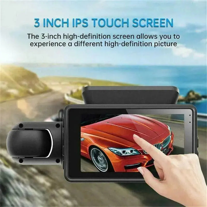 1080P Dual Lens Car DVR Dash Cam Video Recorder G-Sensor Front And Inside Camera - Willloom